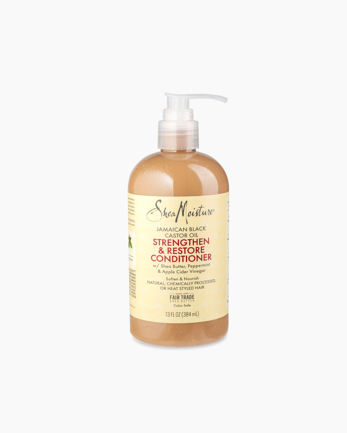 Shea Moisture Black Jamaican Castor Oil Strengthen &amp; Restore Conditioner - Erősítő kondicionáló göndör hajra 384 ml
