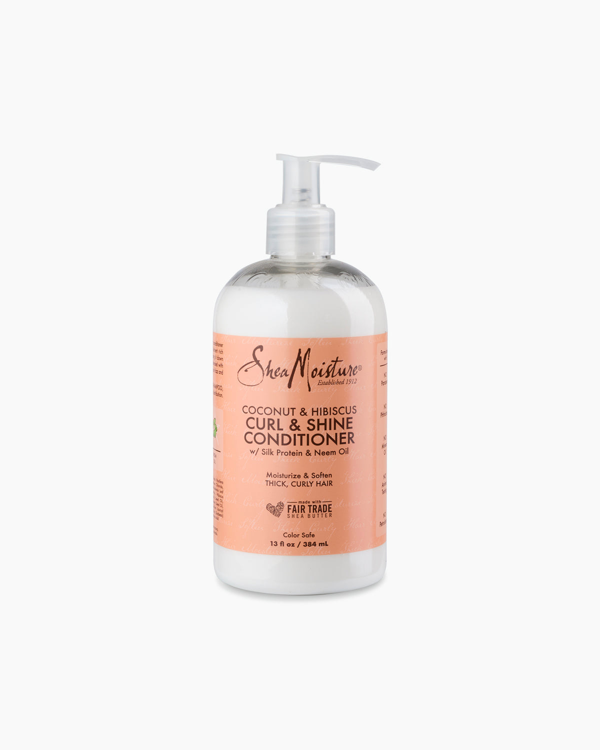 Shea Moisture Coconut &amp; Hibiscus Conditioner - Conditioner for curly hair 384 ml