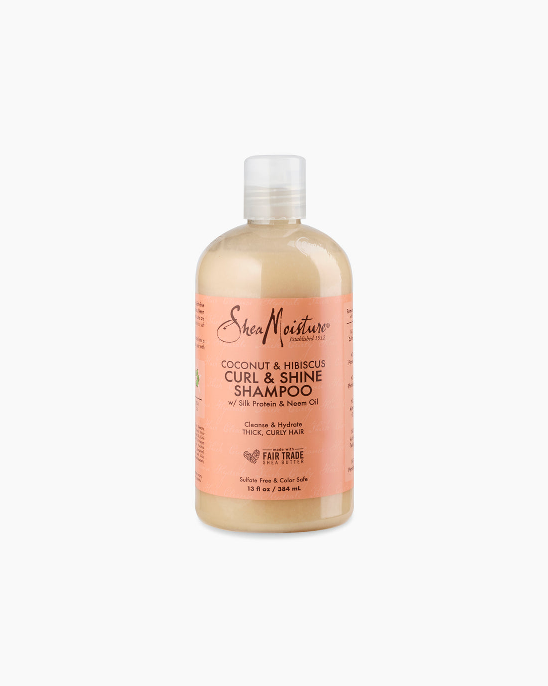 Shea Moisture Coconut &amp; Hibiscus Shampoo - Šampon na kudrnaté vlasy 384 ml