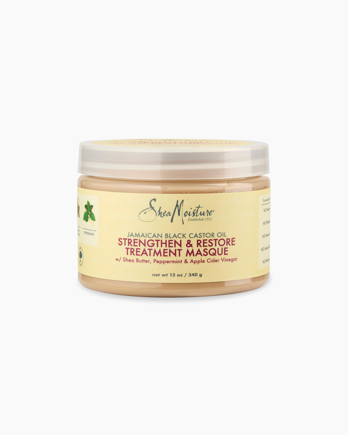 Shea Moisture Jamaican Black Castor Oil Masque – Posilující a regenerační maska na kudrnaté vlasy 340 g