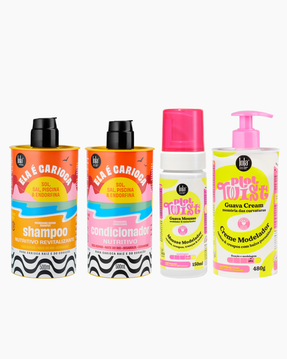 Lola Cosmetics Starter Pack BOUNCE - Kezdőszett hangsúlyosabb hullámokhoz és fürtökhöz