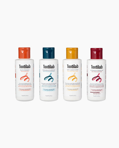 Tootilab Travel Kit - Cestovní sada pro kudrny 4 × 75 ml