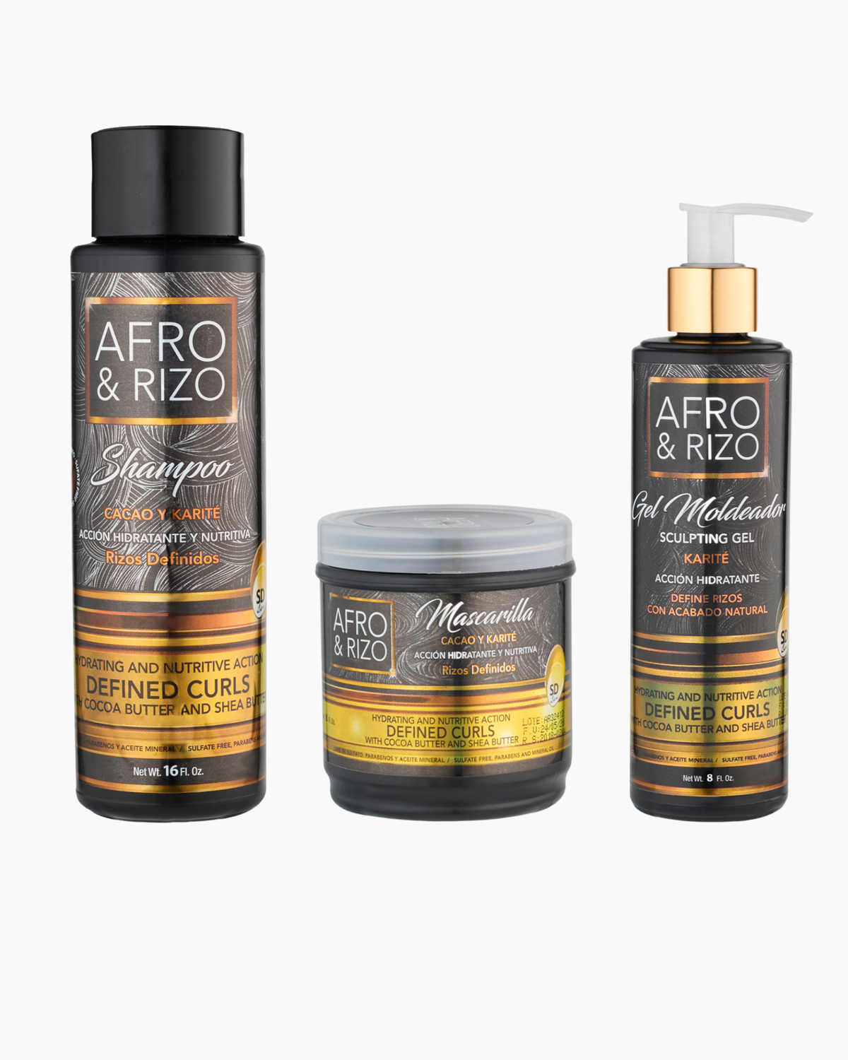 Afro &amp; Rizo Starter Pack DEFINE - Kezdőszett hangsúlyos fürtökhöz és afro hajhoz
