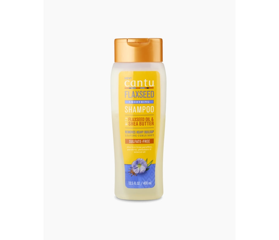 Cantu Flaxseed Sulfate Free Shampoo - Bezsulfátový šampón na kučeravé vlasy 400 ml