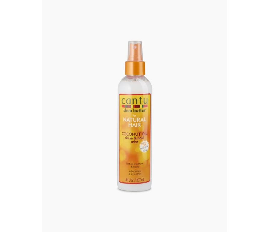 Cantu Natural Coconut Oil Shine &amp; Hold Mist - Stylingový a oživujúci sprej 237 ml