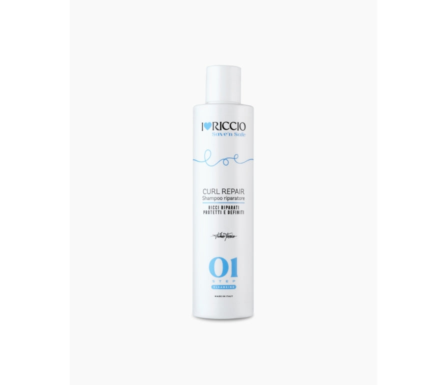 I Love Riccio Curl Repair Shampoo Save’n Safe - Posilňujúci šampón na odfarbené kučeravé vlasy 250 ml
