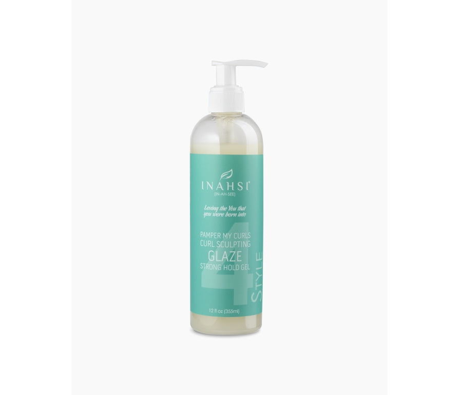 Inahsi Naturals Pamper My Curls Curl Sculpting Glaze Strong Hold Gel - Extra silný gél na kučeravé vlasy 355 ml