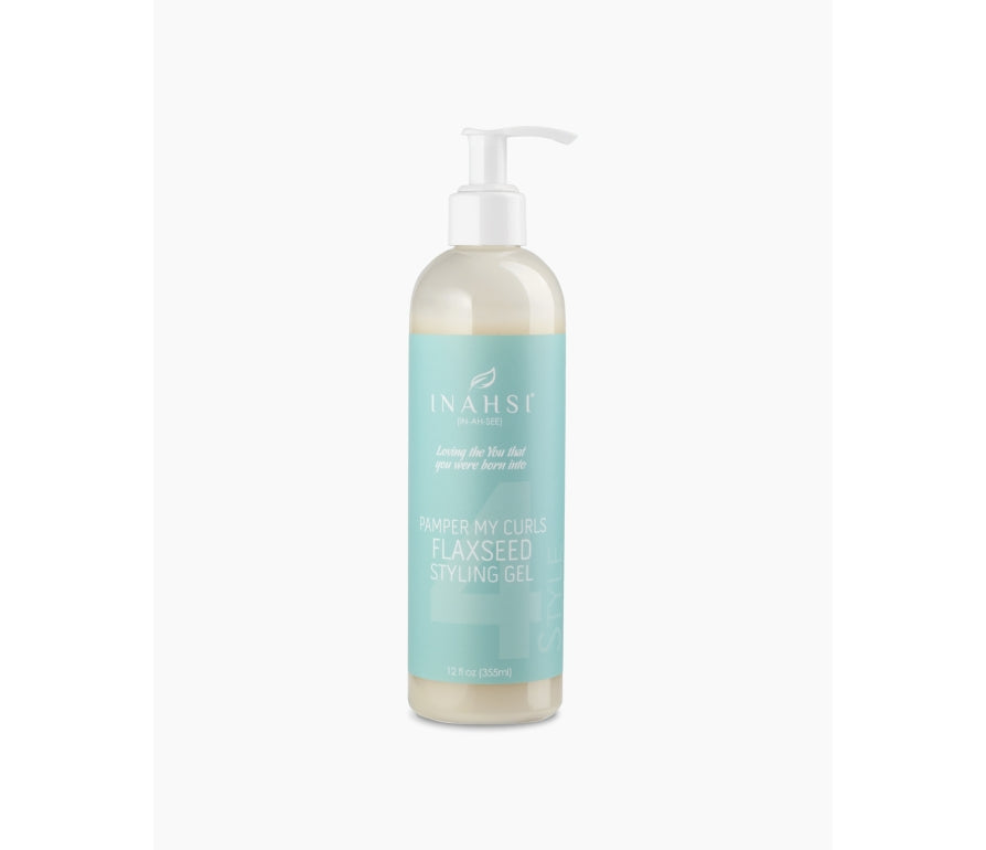 Inahsi Naturals Pamper My Curls Flaxseed Styling Gel - Stylingový gél z ľanových semienok 355 ml