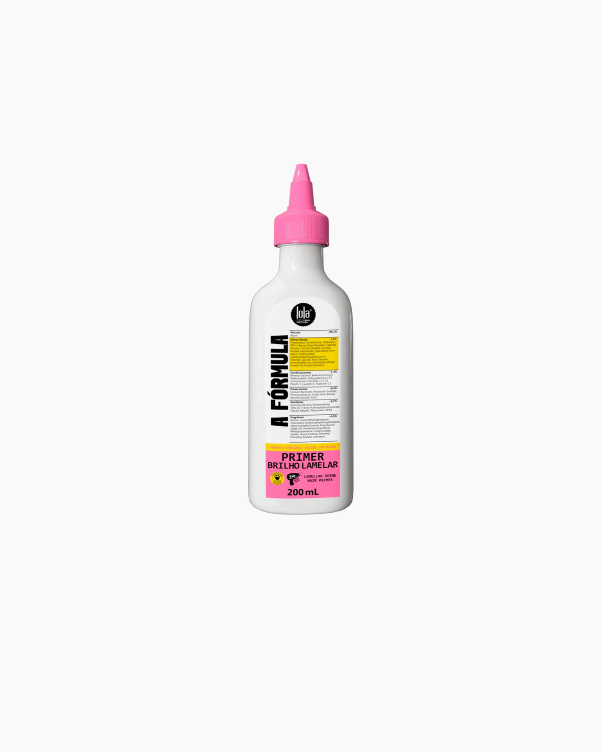 Lola Cosmetics A Fórmula Primer Brilho Lamelar - Primer s tepelnou ochranou pro zrcadlový lesk 200 ml
