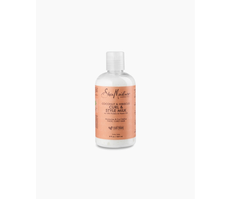 Shea Moisture Coconut &amp; Hibiscus Curl &amp; Style Milk - Stylingový krém 237 ml