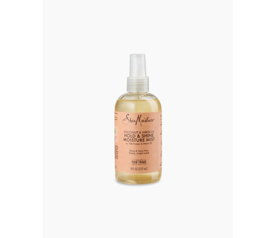 Shea Moisture Coconut &amp; Hibiscus Hold &amp; Shine Moisture Mist – Sprej na kučeravé vlasy 237 ml